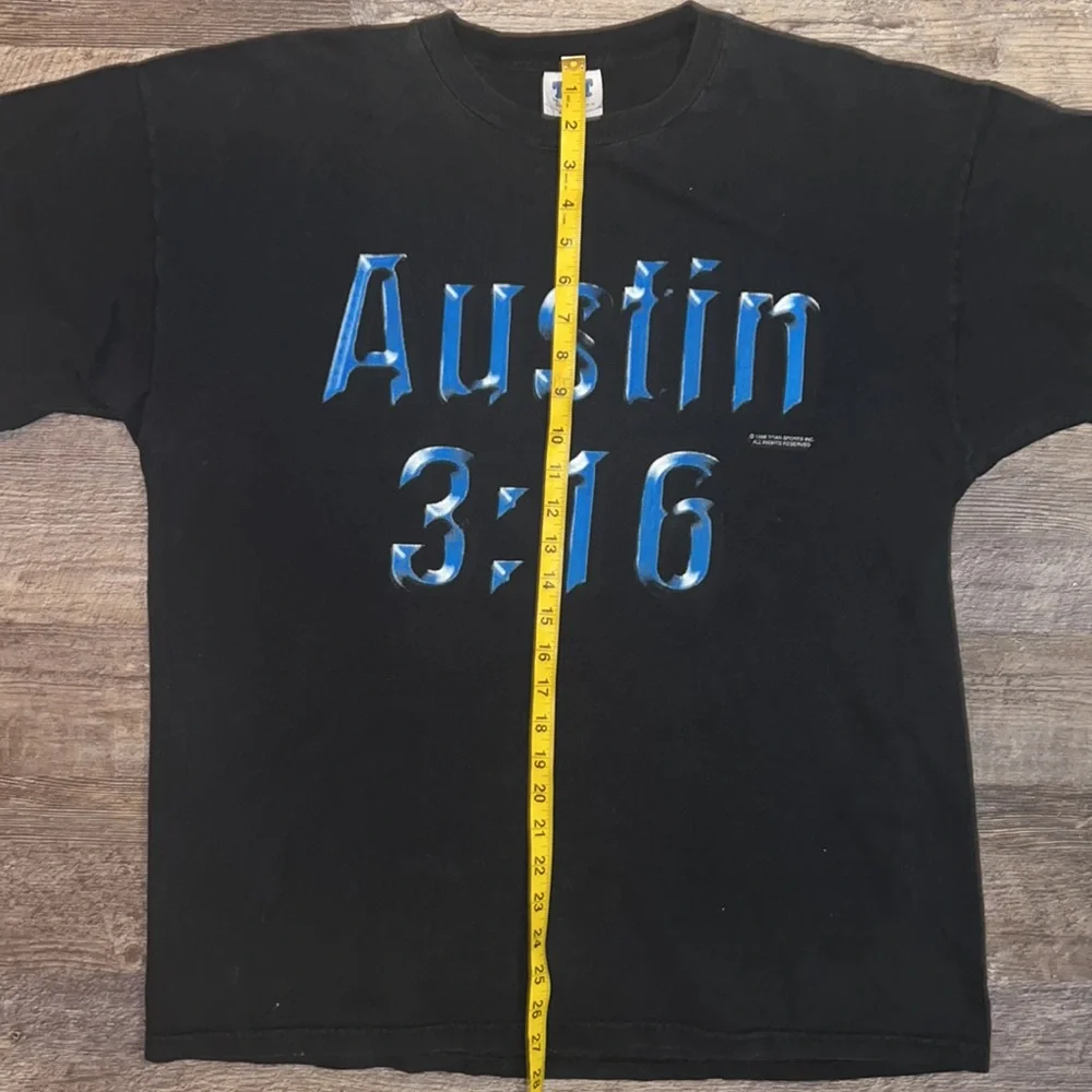 Vintage 1998 Stone Cold Wrestling T-Shirt - Picture 8 of 12